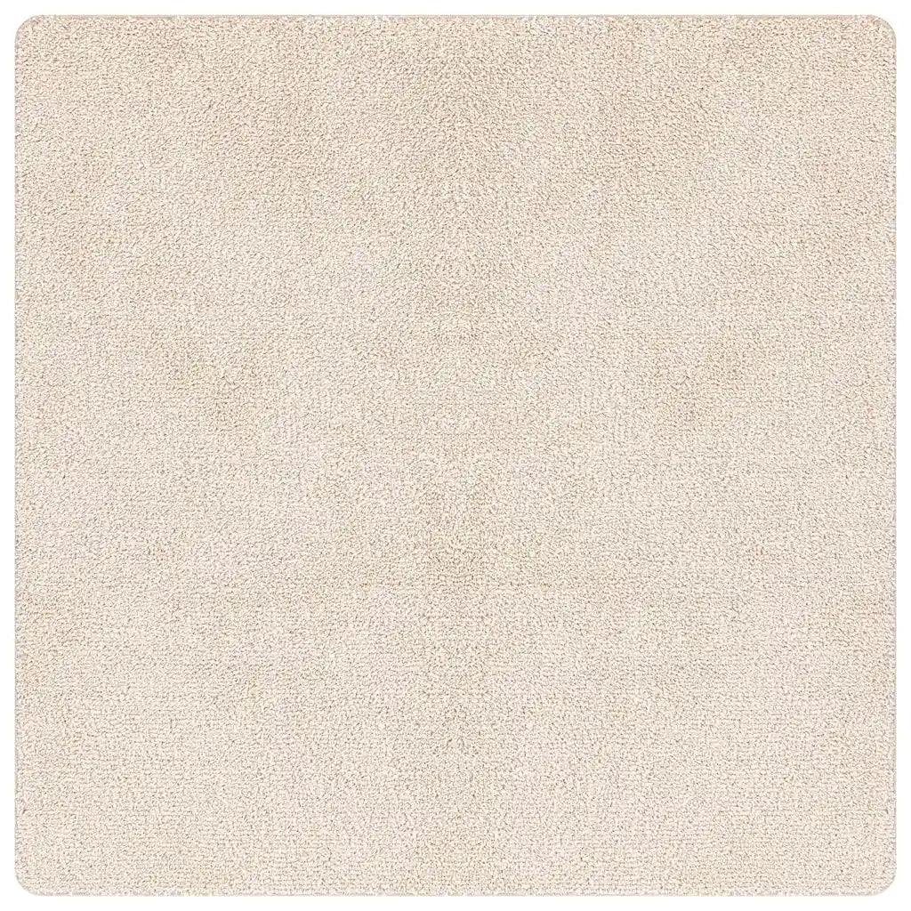 Tappeto del soggiorno | Tappeto Shaggy Antiscivolo Crema 120 x 120 cm PP