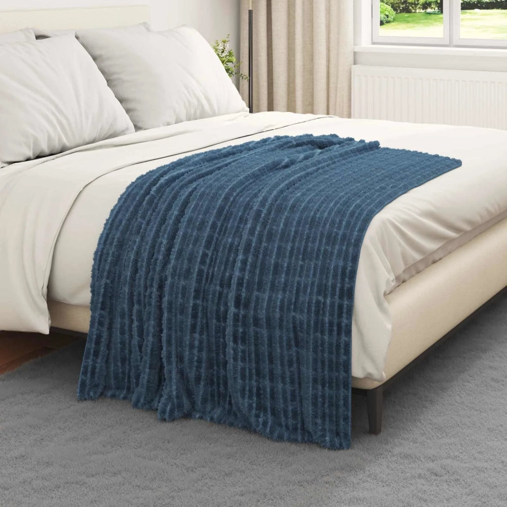 Coperta Blu navy 150 x 130 cm Panno 42016925