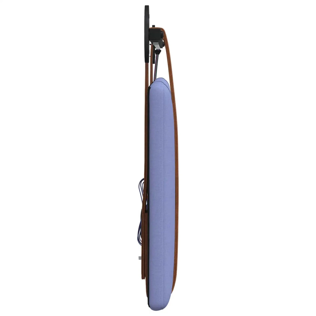 Testiera | Testata sospesa Con luce LED Blu jeans PU Antico