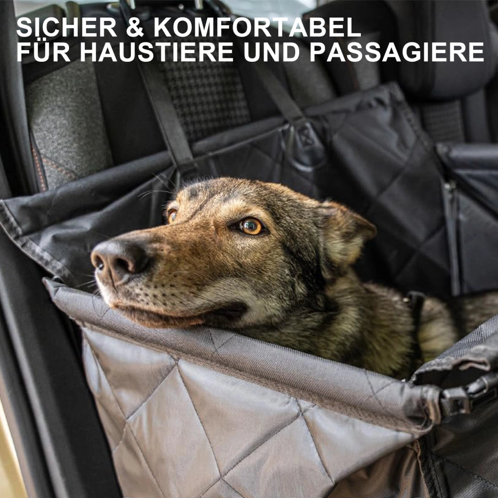 Sedile auto per cani con cintura, rinforzato e pieghevole