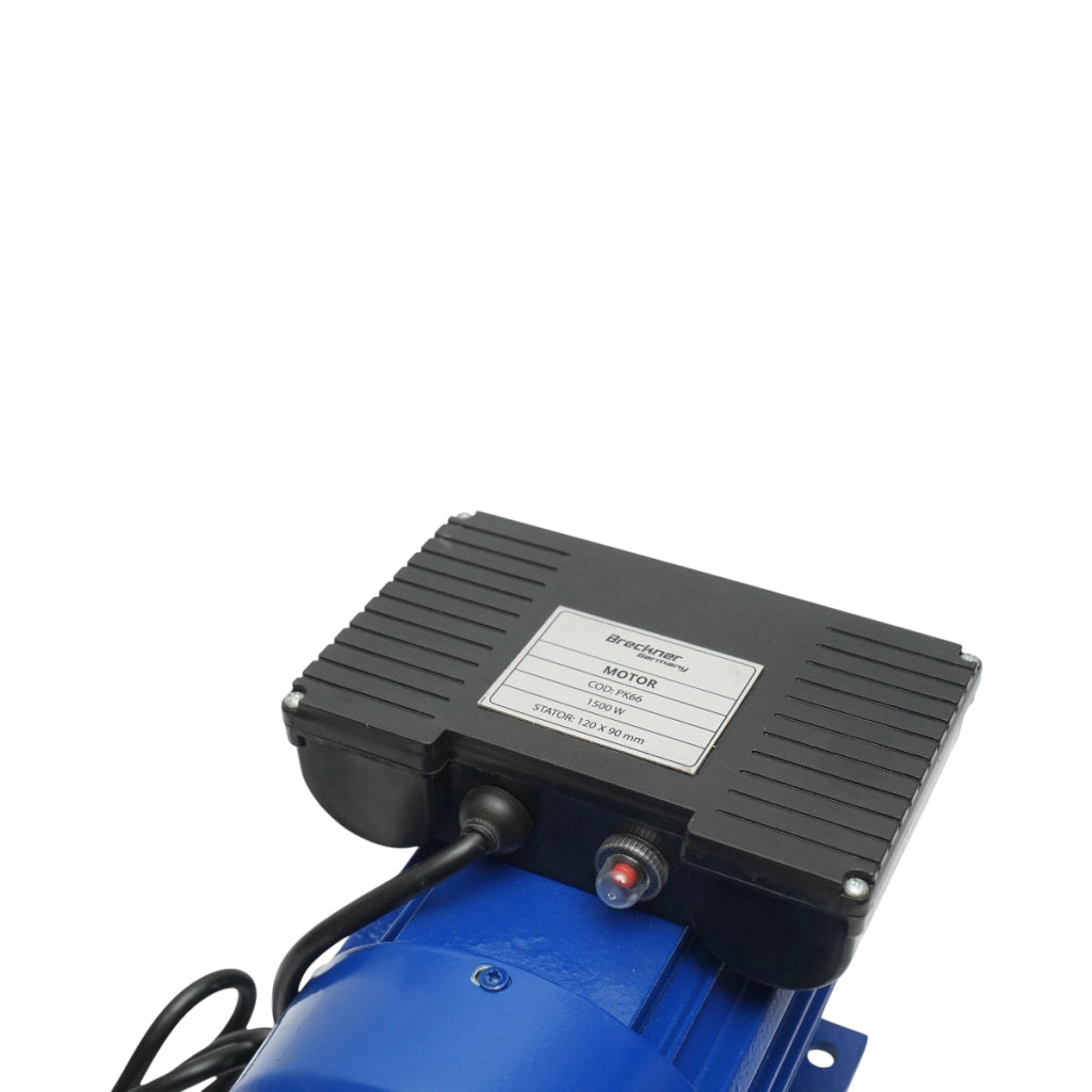 Motore elettrico monofase 1,5 kW, 220 V, velocità 1500 giri/min, statore 120x90 mm – Breckner Germany