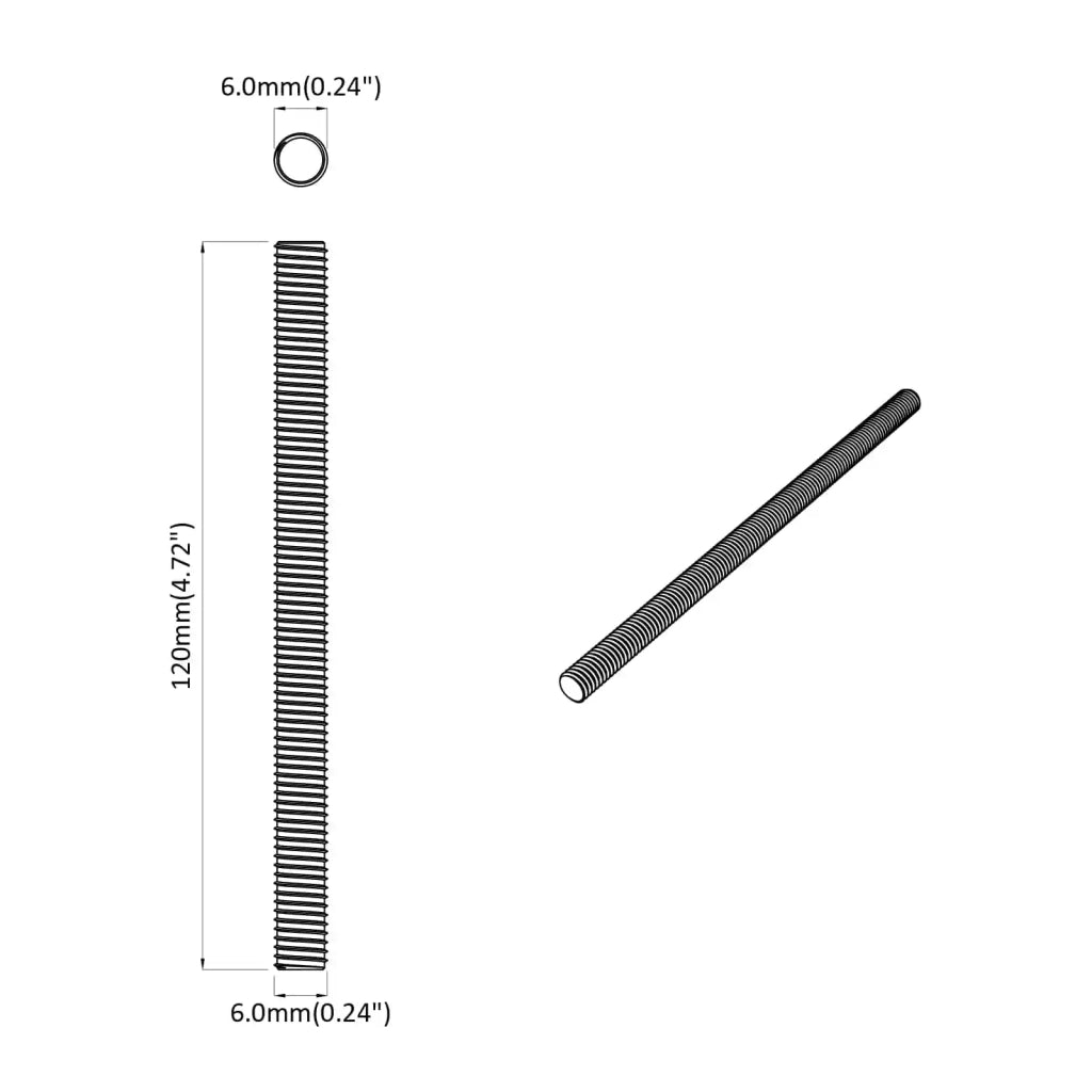 Asta Filettata 900 pz Argento Acciaio CFW8221287