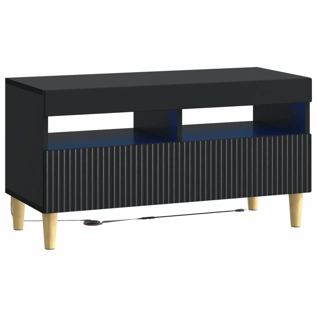 Mobile TV LED a 3 pezzi ARNHEM 3 pz Nero Legno ingegnerizzato 3416595