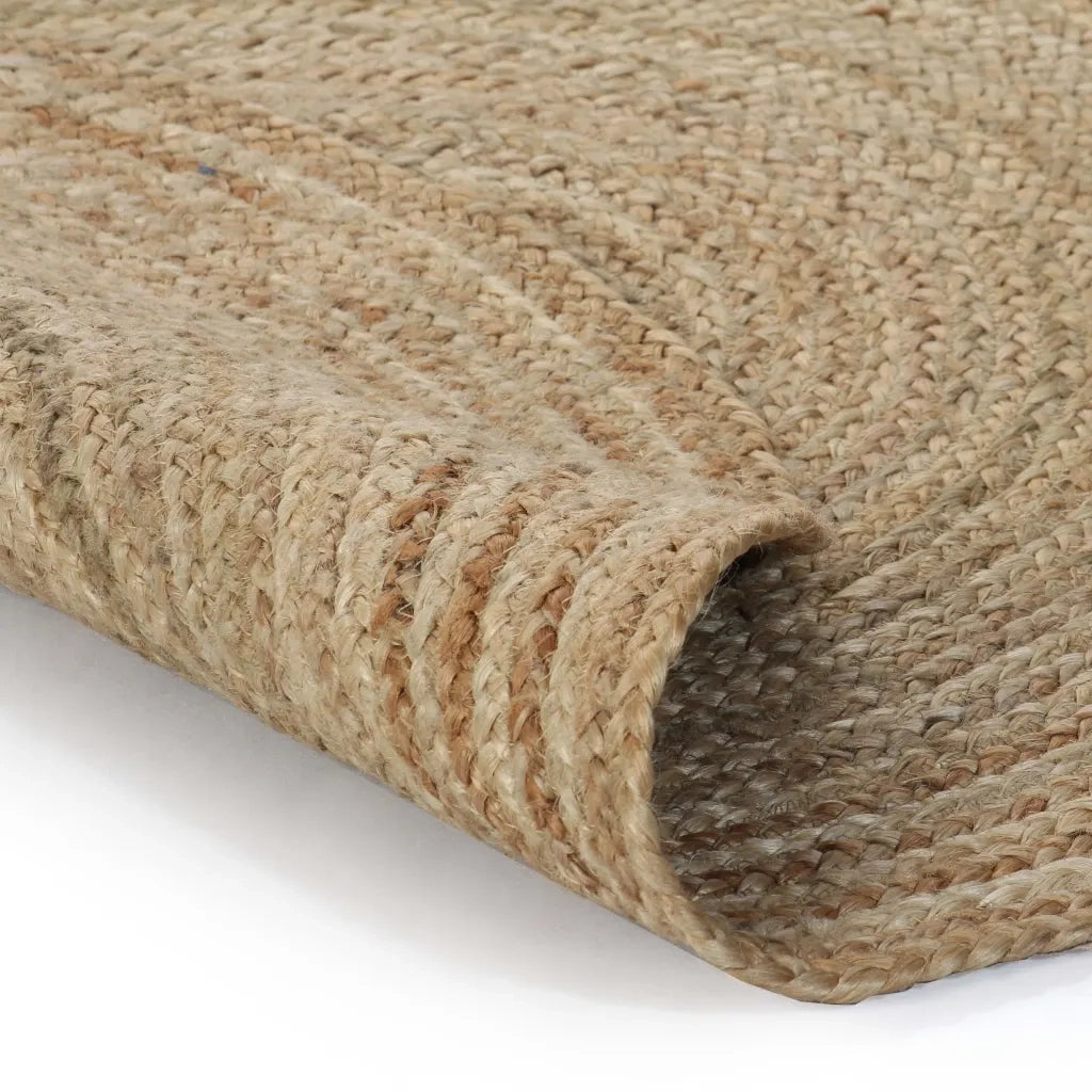 Tappeto del soggiorno | Tappeto in Juta Intrecciata 120 cm Rotondo