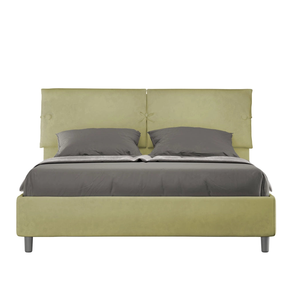 Letto Matrimoniale 160x190 cm con Rete Sleeper Tè verde