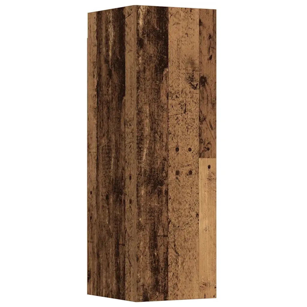 Mobili TV a Parete 5 pz | Armadietto TV | Mobile Porta TV Legno Antico in Legno Multistrato