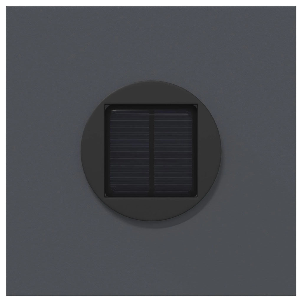 Faro LED solare per sentieri 2 pz Antracite CFW1961882