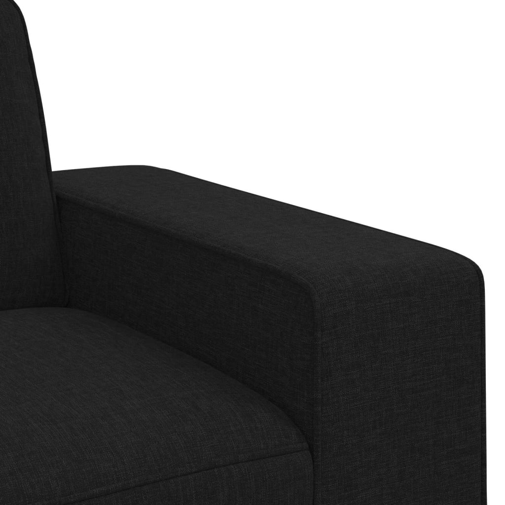 Divano Nero 182 x 80 x 82 cm Tessuto 42024392