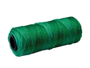 FILO VERDE PER EDILIZIA IN POLIPROPILENE- - mt.50 - 5 matassa