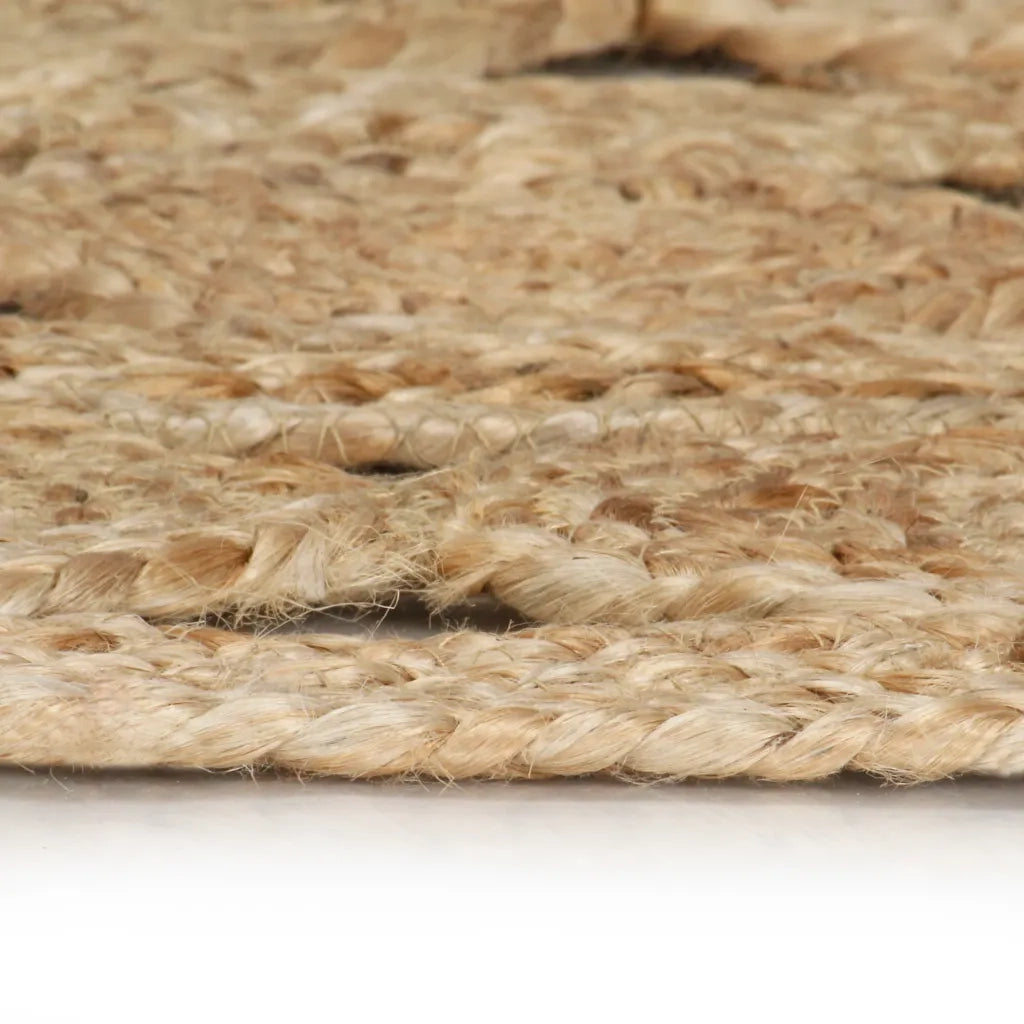 Tappeto del soggiorno | Tappeto Lavorato a Mano in Juta Intrecciata 120 cm