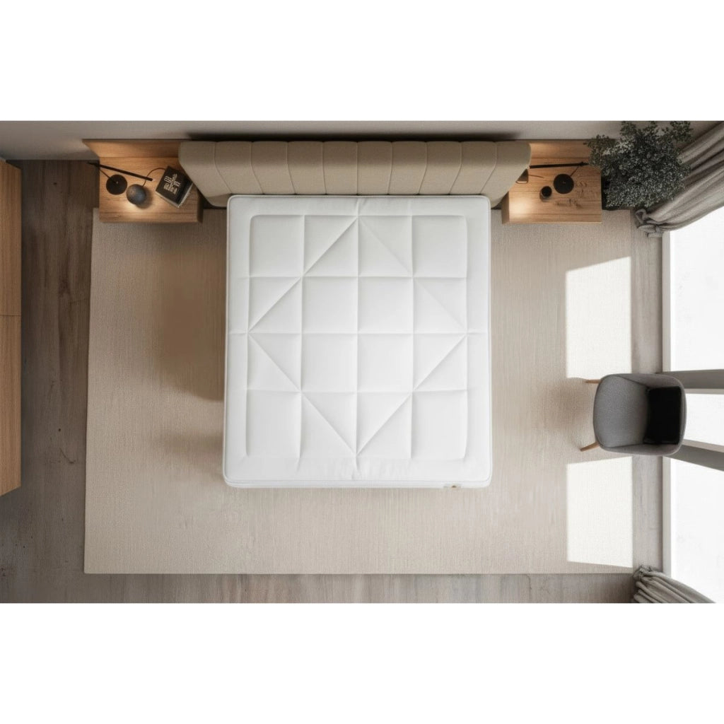 Set materasso e base 200x200 cm - Vingt-Huit PLUS