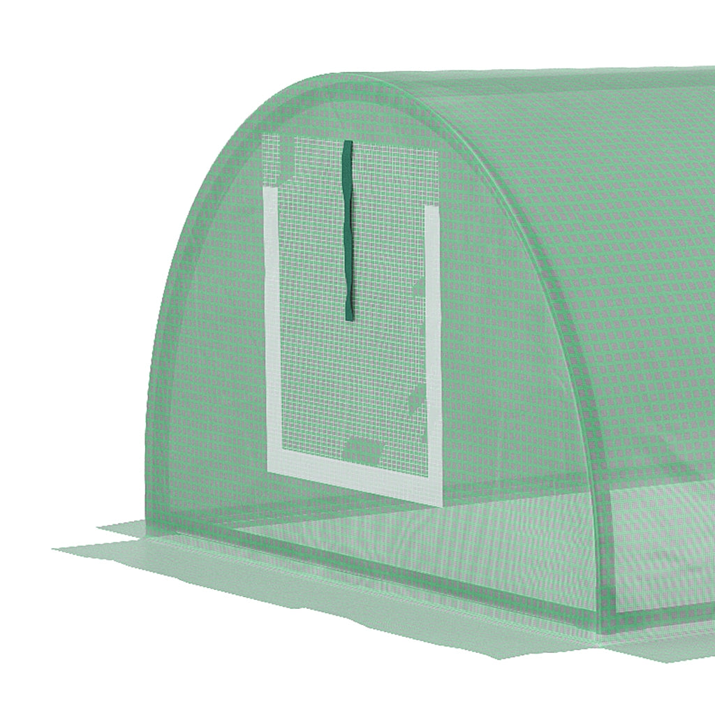 SERRA TUNNEL 200x80x45 cm Plastica Verde per esterno
