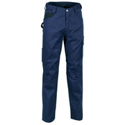 Trade Shop - Pantalone Drill Cotone Poliestere Cofra Da Lavoro Antinfortunistica 4 Stagioni - Navy   54