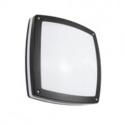 Plafoniera esterna SU-MA Nex 30cm 2xE27 nera IP44 alluminio
