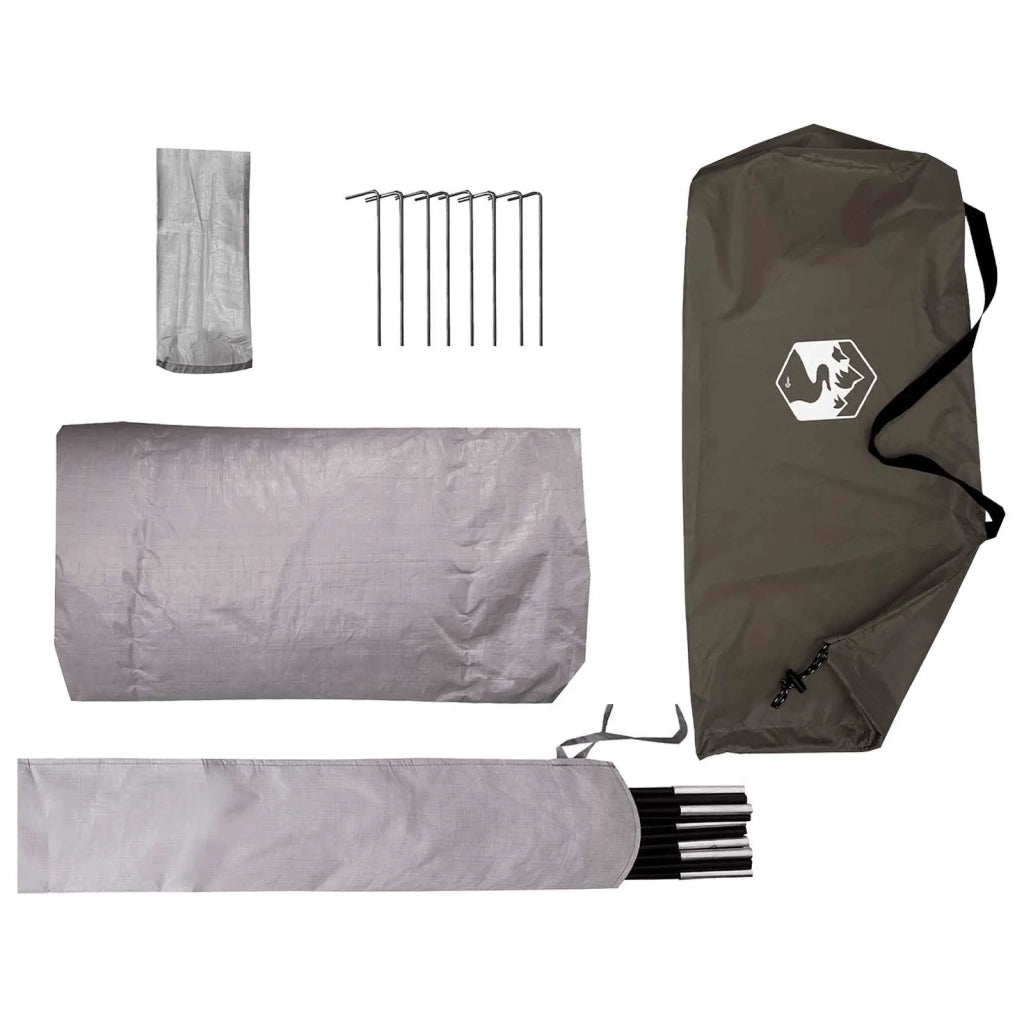 Tenda a tunnel 2 persona Marrone e Grigio 42019363
