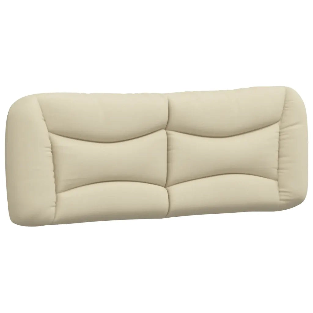 Coussin de tête de lit Hvar crème 120 cm tissu