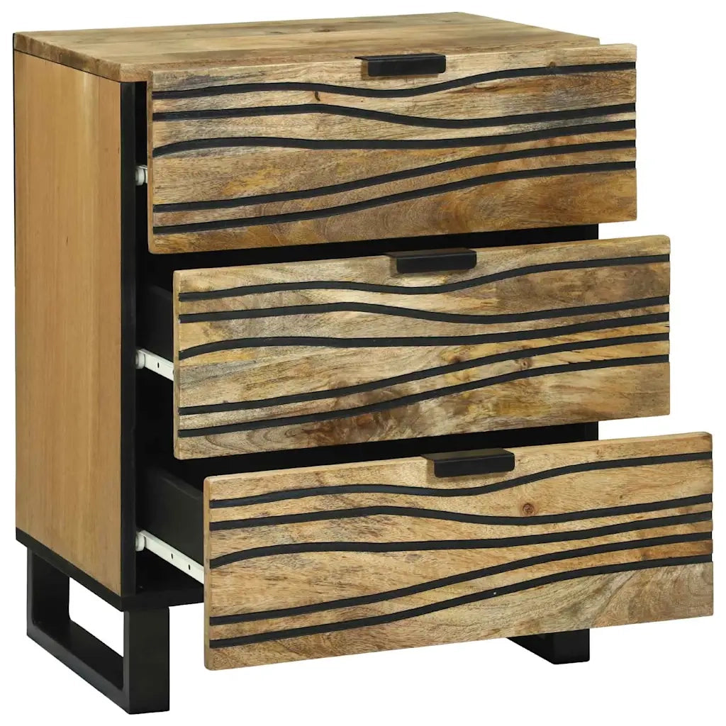 Armadio da Notte con cassetto Marrone 50 x 33 x 60 cm