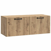 Mobile Porta TV da Muro-Credenza per TV sospesa Rovere Artigianale 78,5 x 31 x 30 cm 944372