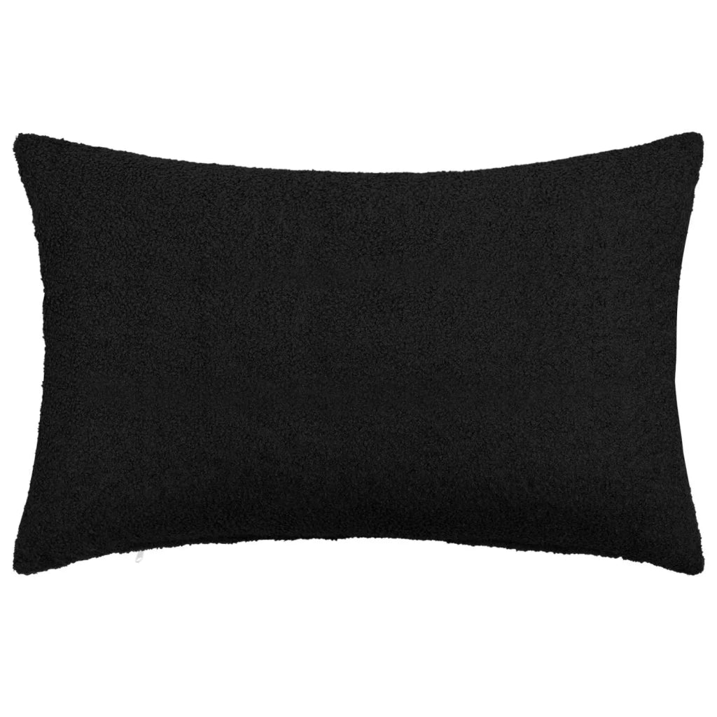 Federa 2 pz HEERLEN Nero 30 x 50 cm Bouclé 907781