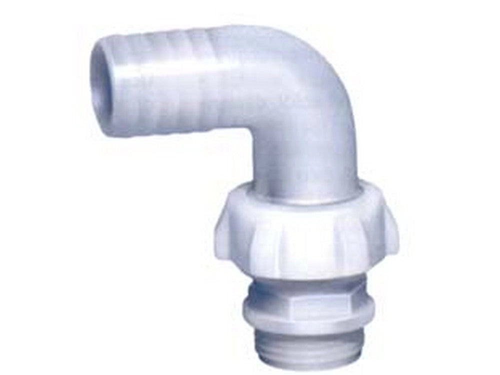 10pz raccordo in nylon curvo portagomma a 3 pezzi per pompe - m 3/4" x ø mm.20 cod:ferx.fer197328