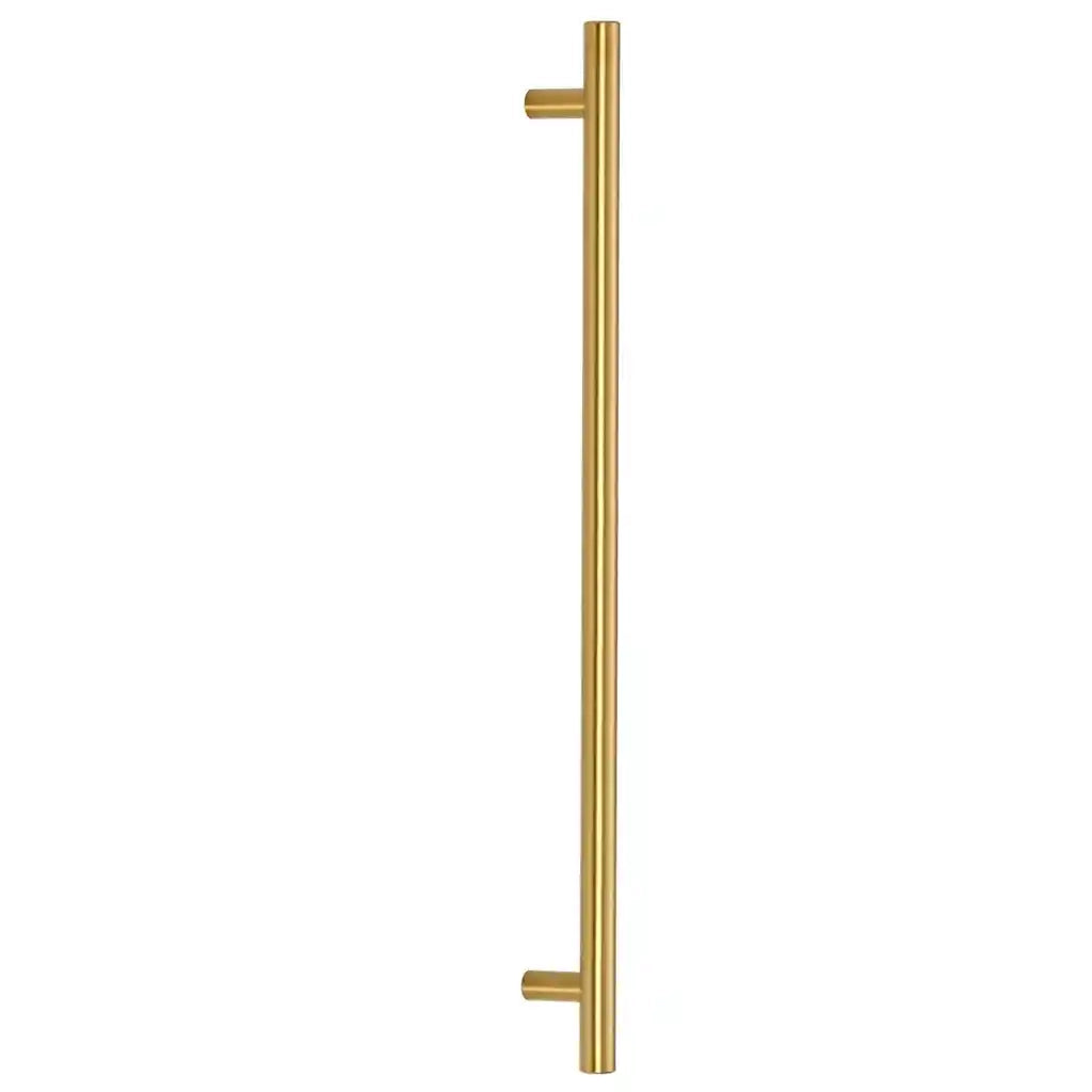 Poignées d'armoire 5 pcs doré 480 mm acier inoxydable
