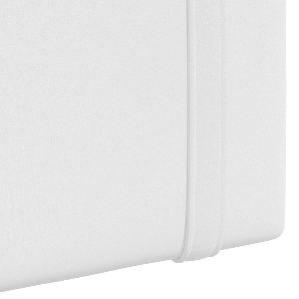 Testiera | Testata sospesa Con luce LED Bianco Tessuto