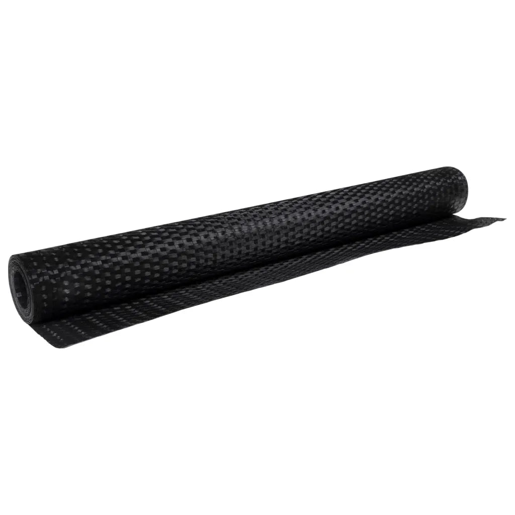 Schermo da balcone | Paravento da Balcone Nero 1000x80 cm in Polyrattan