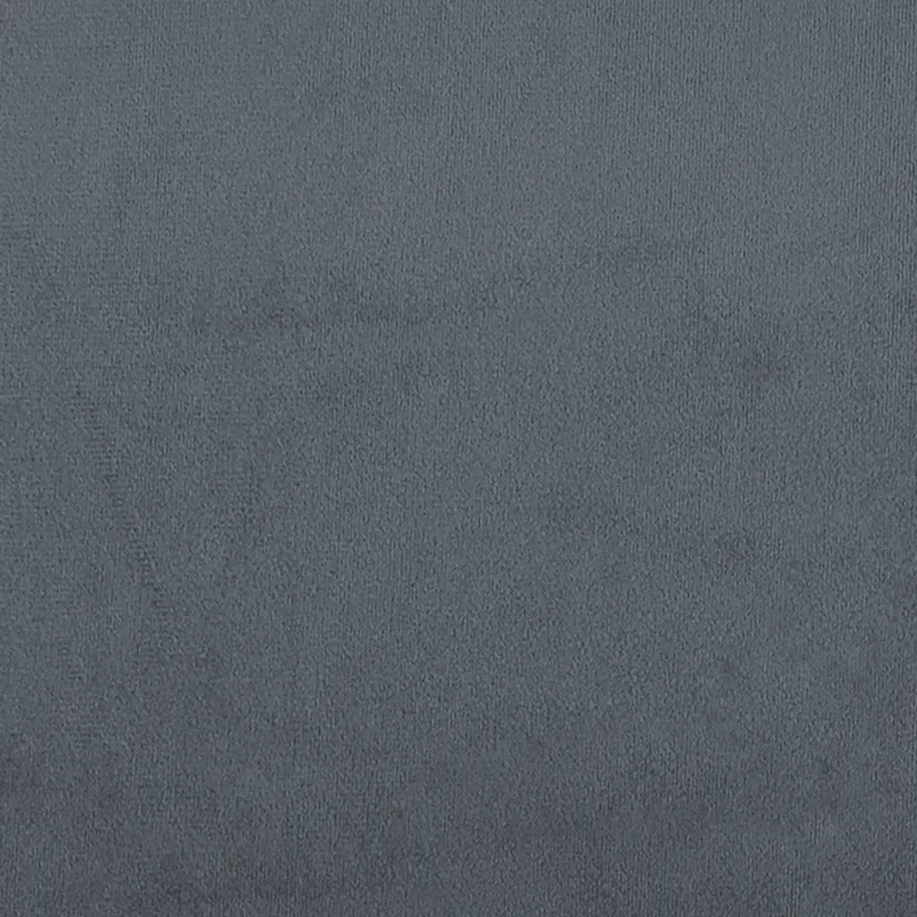 Divano Chesterfield con Rinforzi 2 Posti Grigio Scuro Velluto 372684