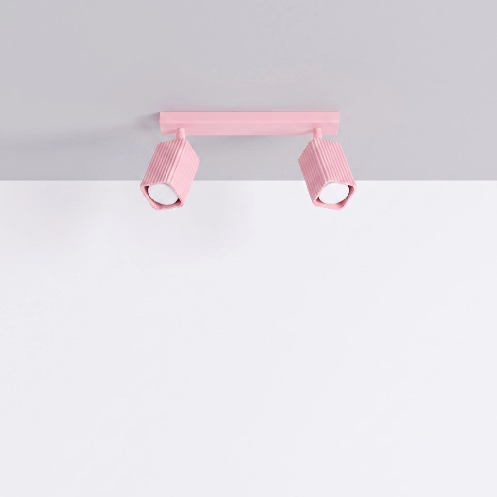 Plafoniera RAYO 2 rosa