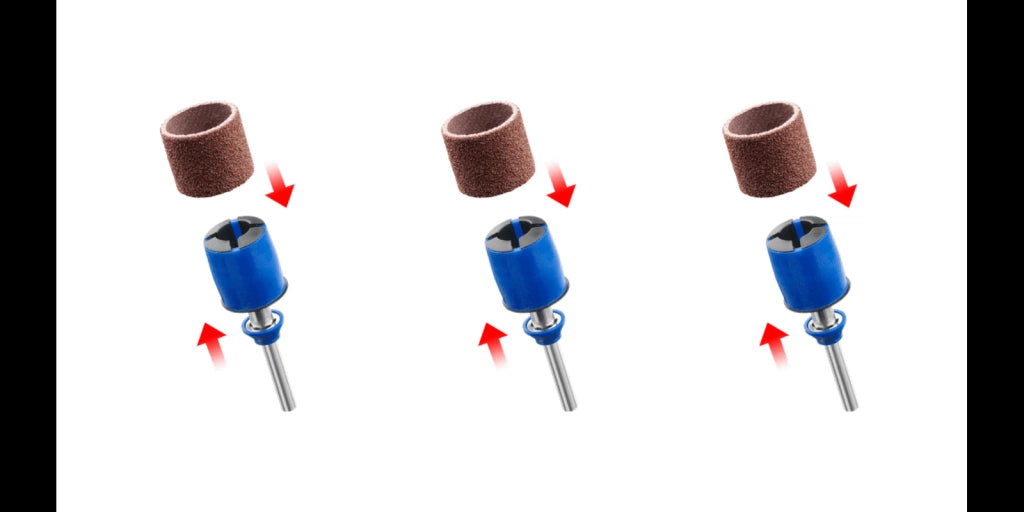 DREMEL® EZ SpeedClic: Mandrino e cilindri per levigatura (SC407) - 2615S407JA