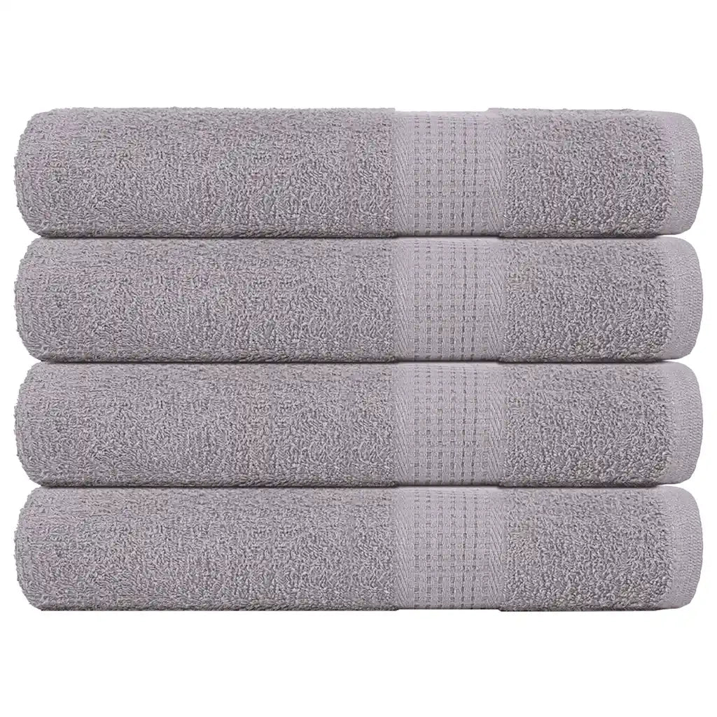 Asciugamani per sauna FROGN 4 pz Grigio 80x200 cm 360 g/m² 136840