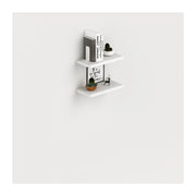 LAUNDRY COPPIA MENSOLE 45X23 CM BIANCO FRASS
