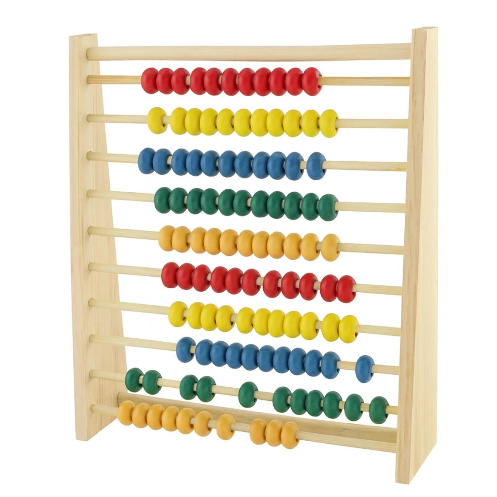 ABACO GIOCO EDUCATIVO LEGNO PER BAMBINI CALCOLI MATEMATICI APPRENDIMENTO 52306