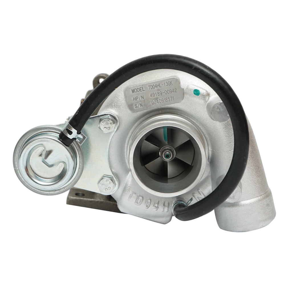 Turbocompressore Bobcat Kubota, motore Mitshubishi A47G-T, V3800 DI-T, V3800-DI-T-E2CB-BC-1 codice OEM 1E153-17013, 49189-00940