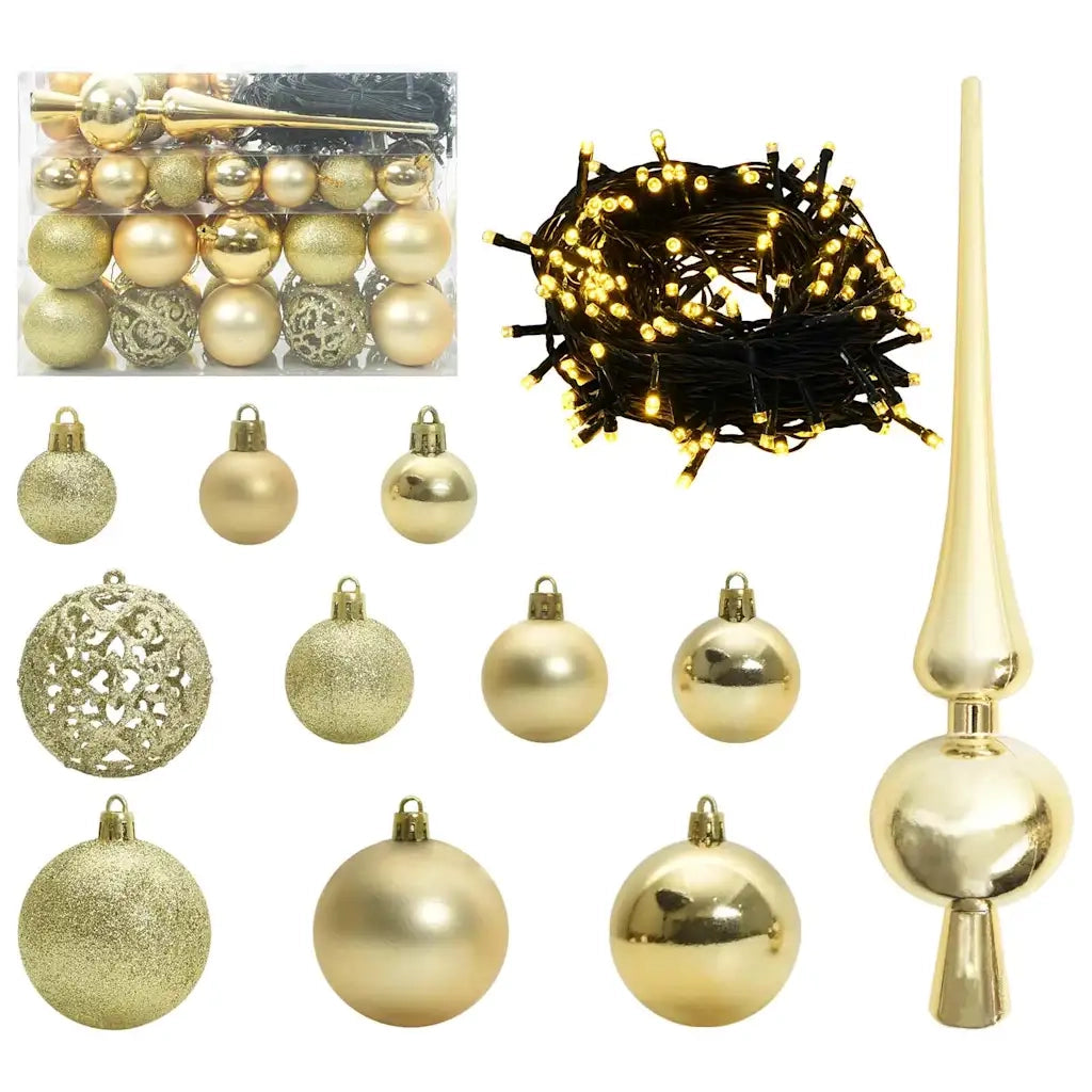 Albero di Natale | Decorazioni natalizie artificiale Verde 150 cm PVC e Metallo