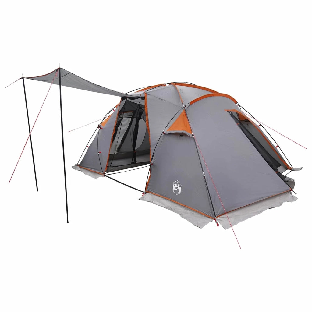 Tenda a tunnel Grigio e arancione 520 x 260 x 180 cm 42017405