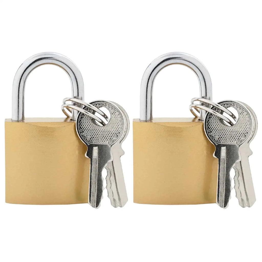 U Lock con Chiavi 2 pcs Ottone Ferro 42021918