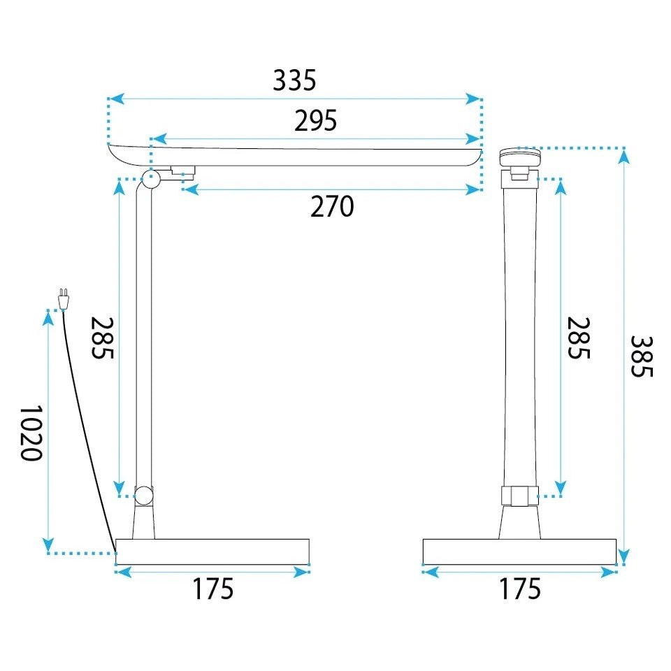 Lampada Da Scrivania Jnh048-t Black