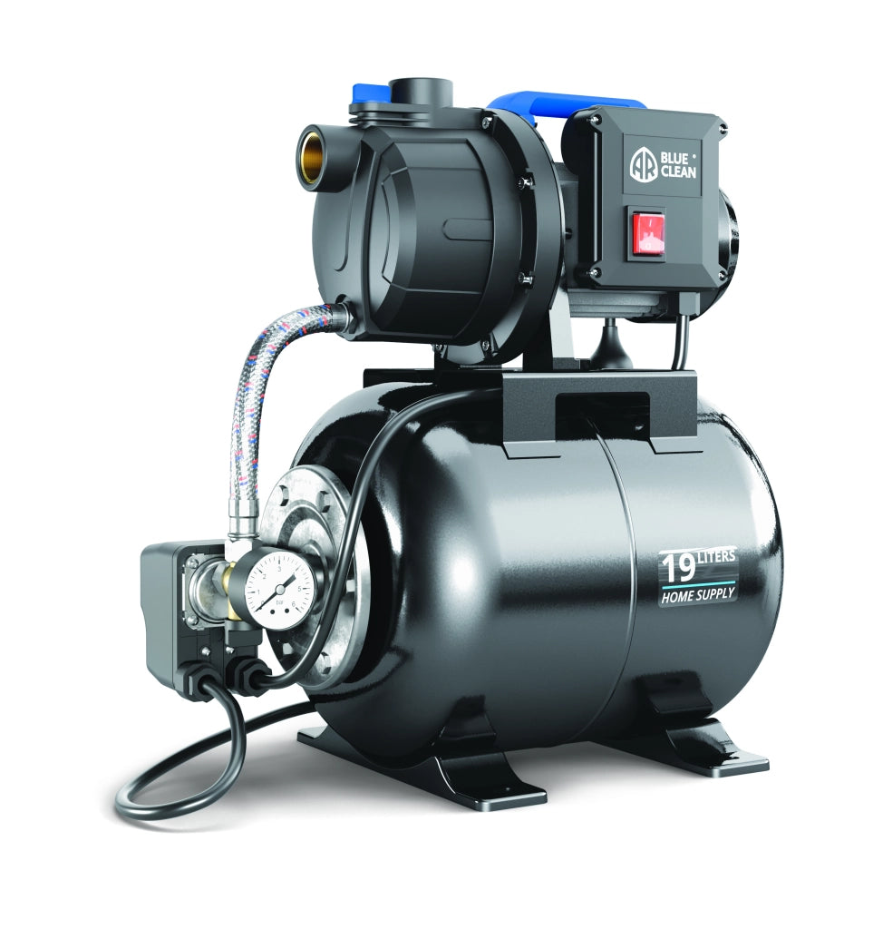 AR Blue Clean Pompa Autoadescante ARGP 600PB con Serbatoio per Acque Chiare (600 W, Portata max. 3.100 l/h, Prevalenza max. 35 m)