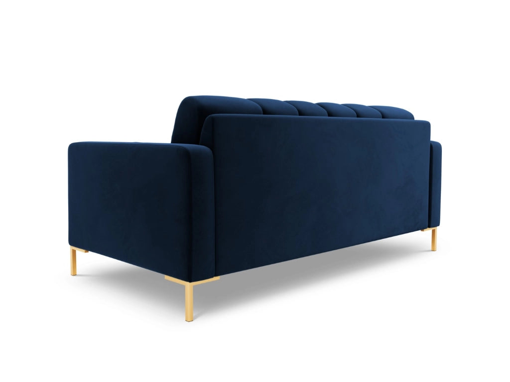 Cosmopolitan Design - Divano "Bali" 2 posti in velluto blu reale 