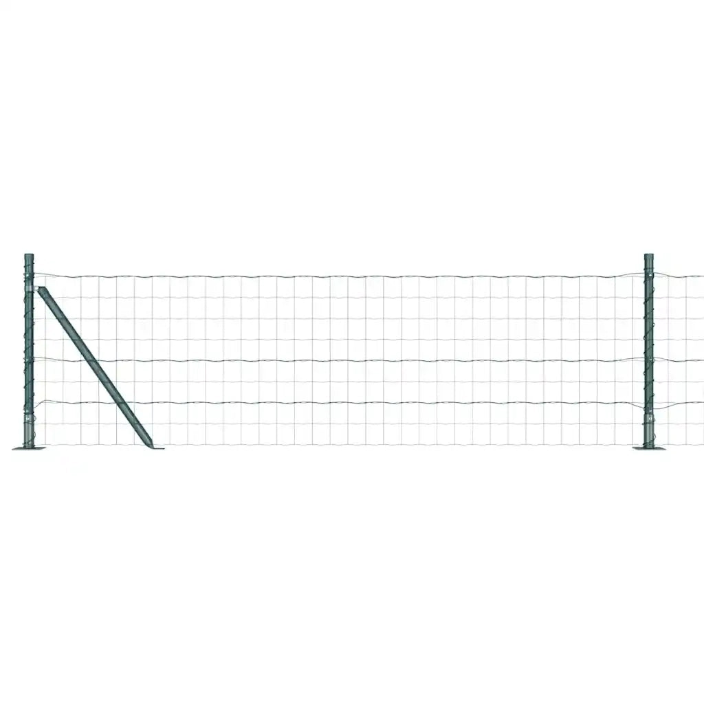 Recinzione con Posto Verde 0,6 x 50 m Acciaio e PVC 3350890