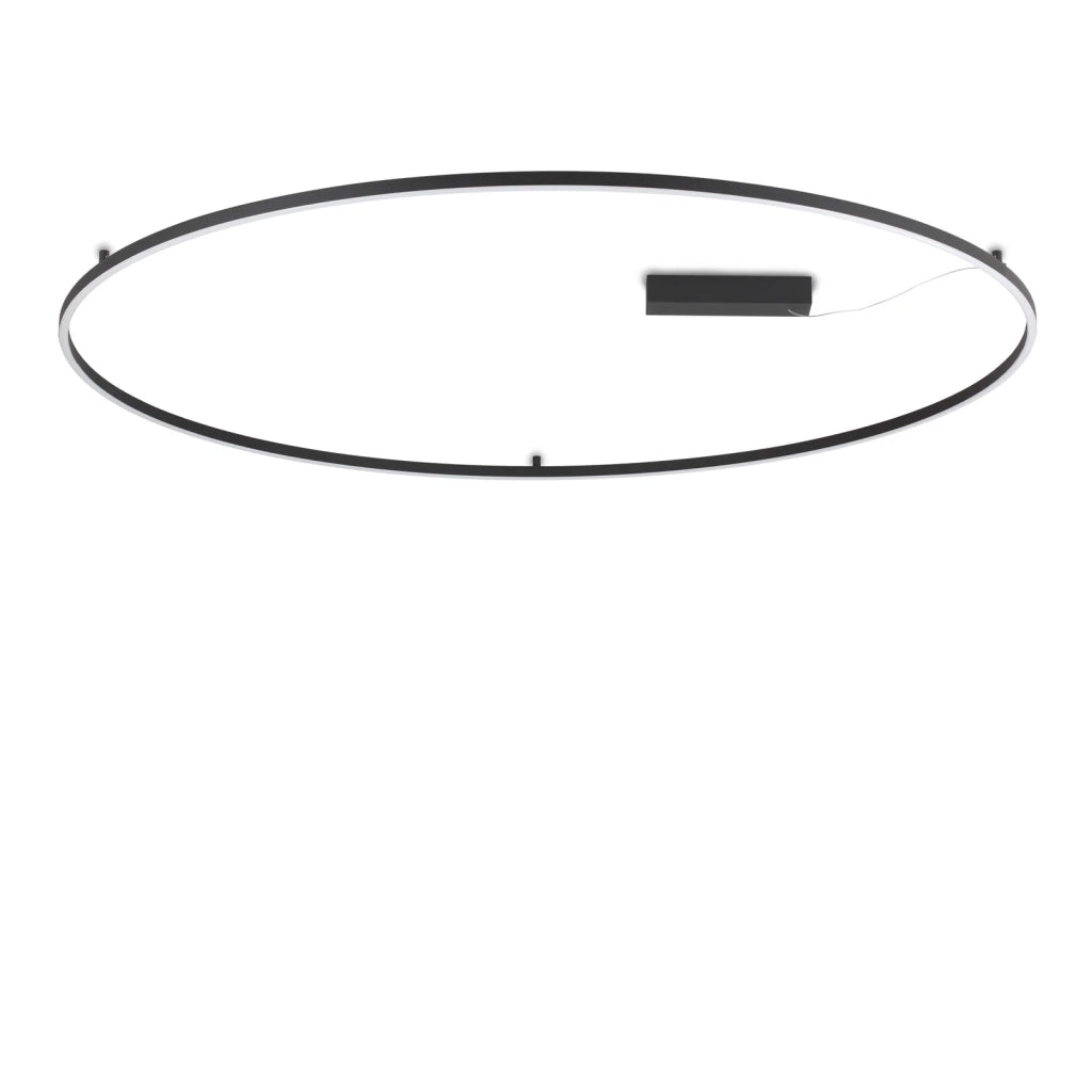 Lampada a sospensione ORACLE LED 81W Luce Naturale 4000K Nero Ideal Lux