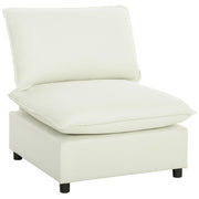 Poltrona Moderna Senza Braccioli ¨C Minimal ¨C 146x85x78cm Crema
