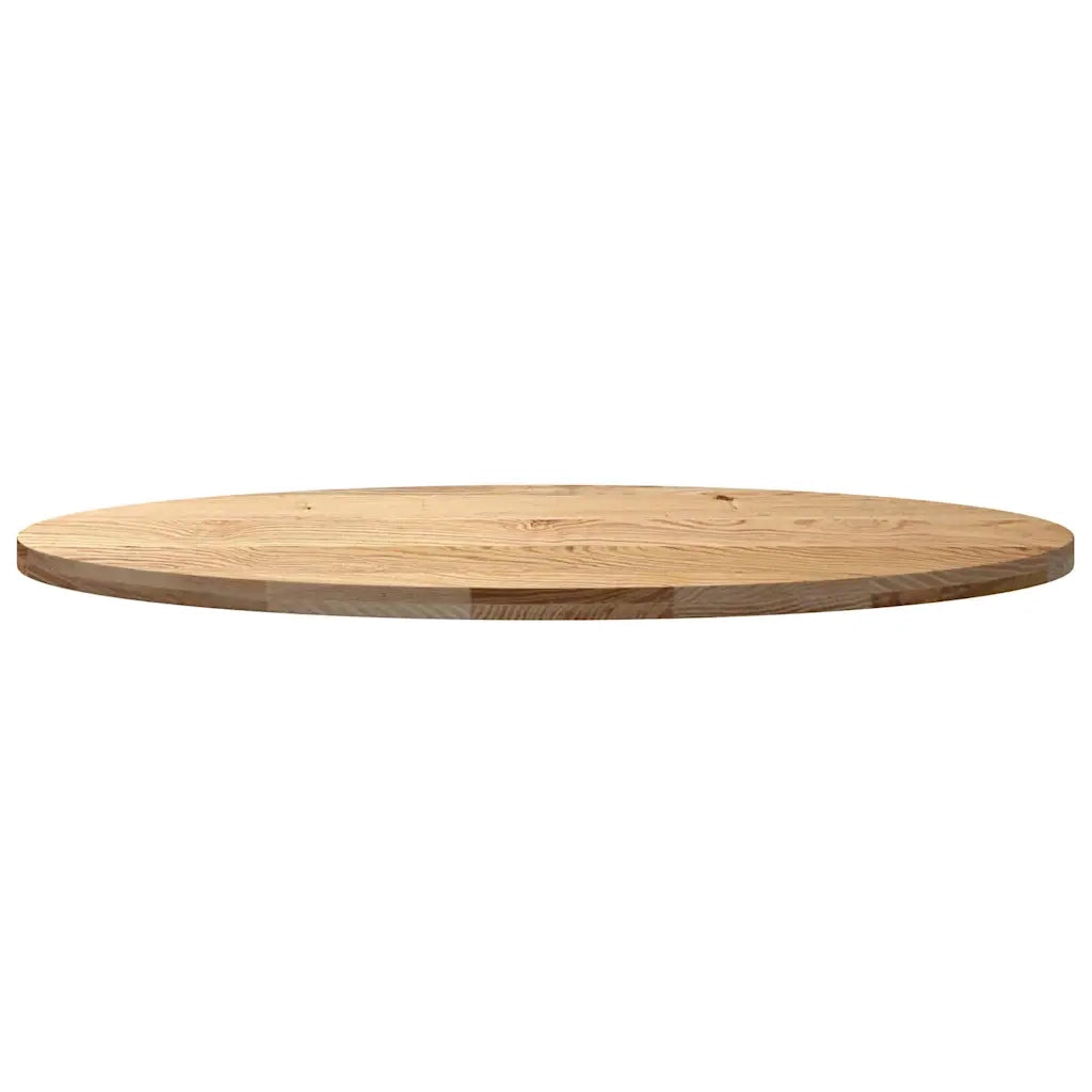 Dessus de table 140x60x4 cm bois de chêne massif ovale