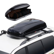 Box da Tetto Auto WP3005 220 L in ABS Nero Baule Portapacchi Aerodinamico con Doppia Apertura e Serratura Antifurto Universale per Auto e SUV