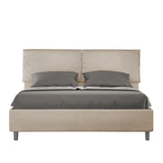 Letto Matrimoniale 160x190 cm con Rete e Contenitore Sleeper Sabbia