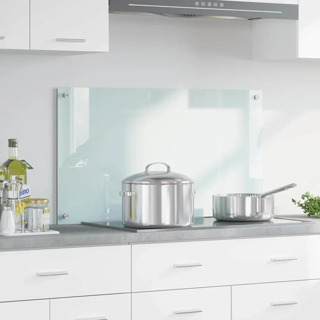 Schienale da cucina Latte 90 x 50 cm vetro temperato CFW6979932