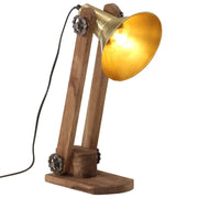 Lampada da scrivania in stile industriale moderno uso decorativo 23 x 13 x 52 cm in ferro ottone antico 02_0047521