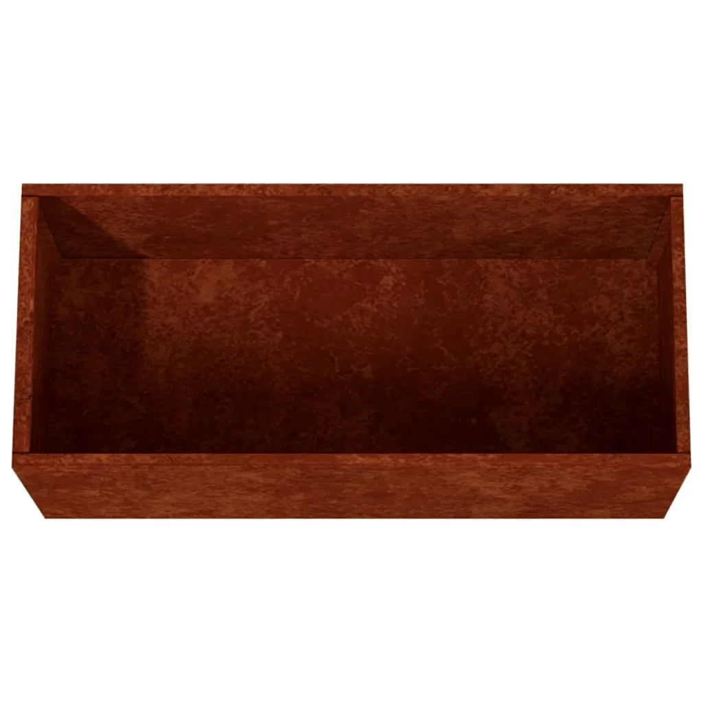 Fioriera 62x40x39 cm Acciaio Corten 821557