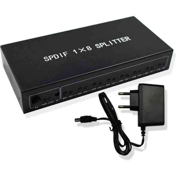 Splitter toslink 8 uscite - SPLO8